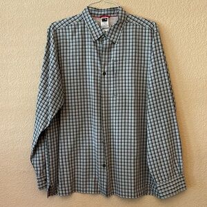 North Face Plaid Button down